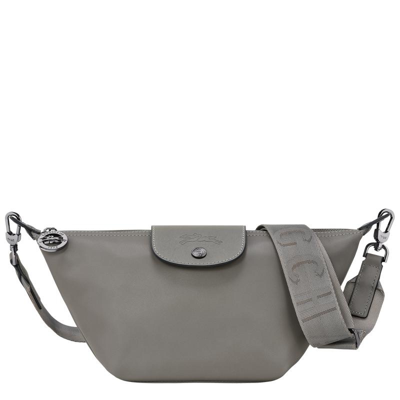 Turtledove Grey Men\'s Longchamp Le Pliage Xtra XS Crossbody Bags | JXQTG-4786