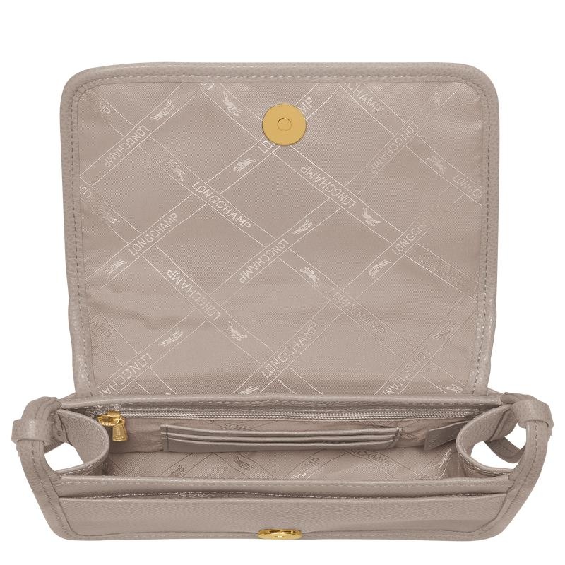 Turtledove Grey Women's Longchamp Le Foulonné XS Clutch Purse | SMXDK-6890