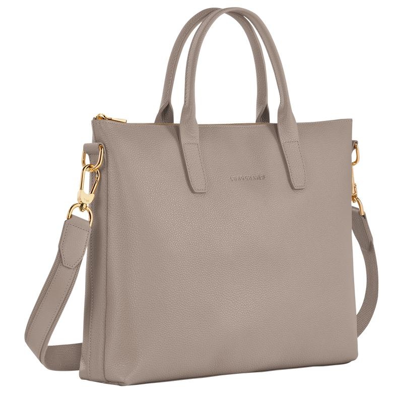 Turtledove Grey Women's Longchamp Le Foulonné S Briefcase | UFLZH-9136