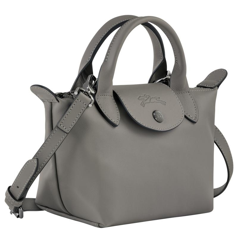 Turtledove Grey Women's Longchamp Le Pliage Xtra XS Handbags | SWUVR-3840