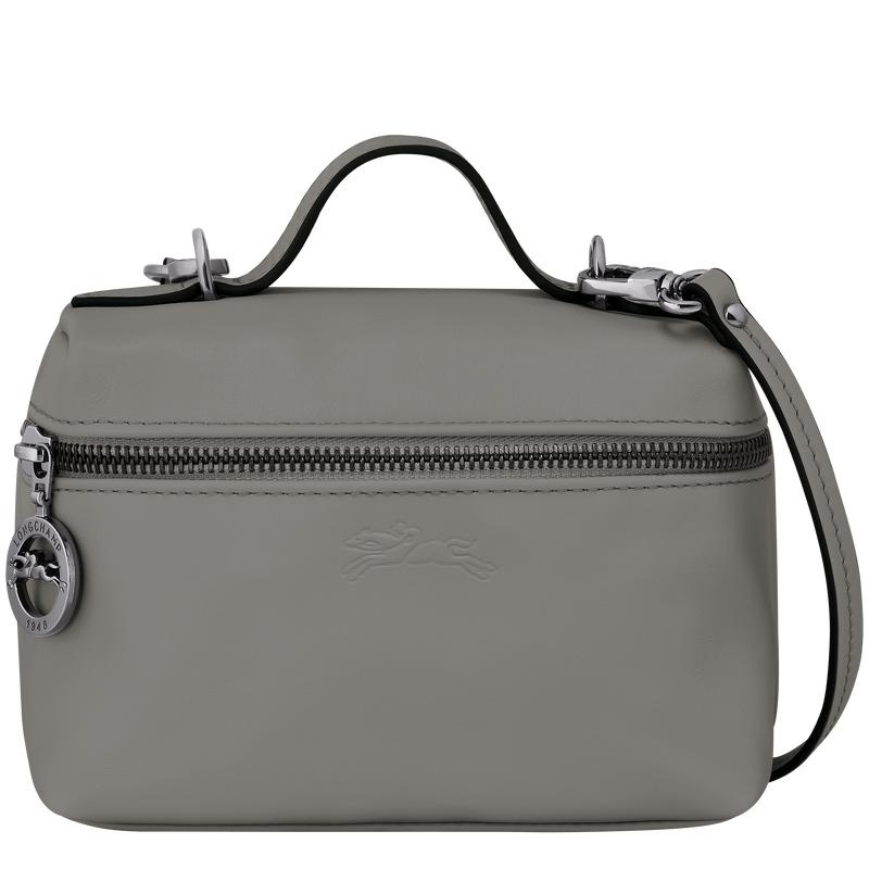 Turtledove Grey Women\'s Longchamp Le Pliage Xtra XS Vanity Crossbody Bags | XBMTK-0578