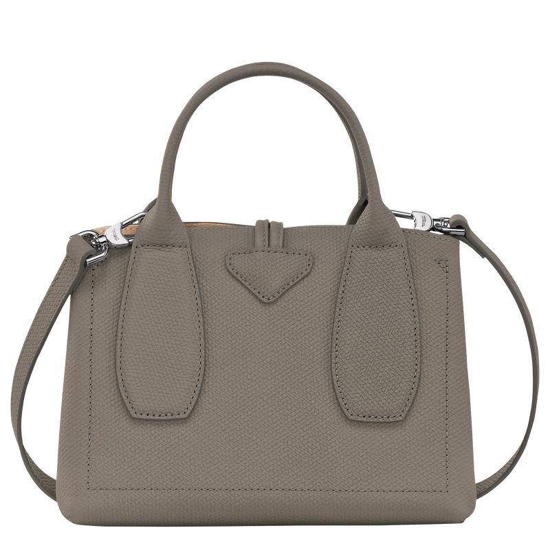 Turtledove Grey Women's Longchamp Roseau S Handbags | PDRFZ-2483