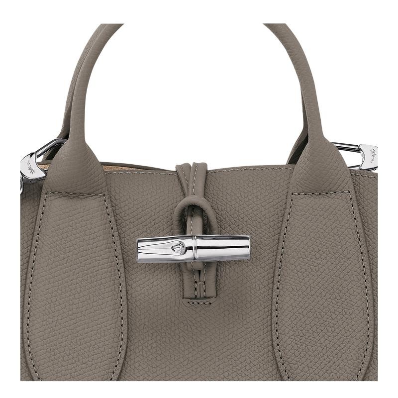 Turtledove Grey Women's Longchamp Roseau S Handbags | PDRFZ-2483