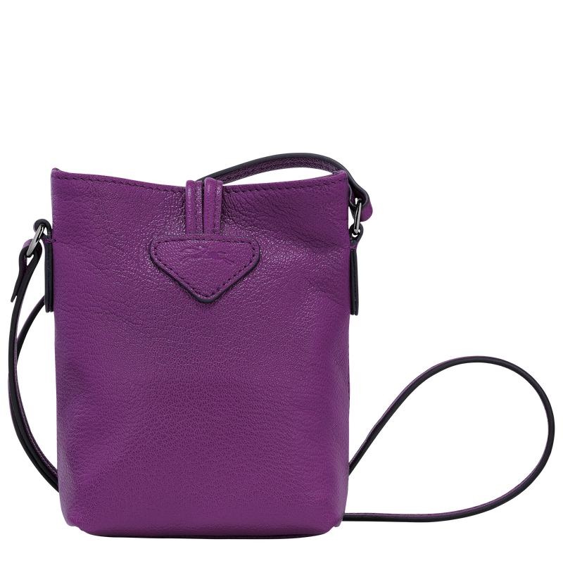 Violet Purple Women's Longchamp Roseau XS Crossbody Bags | ZKHSY-0172