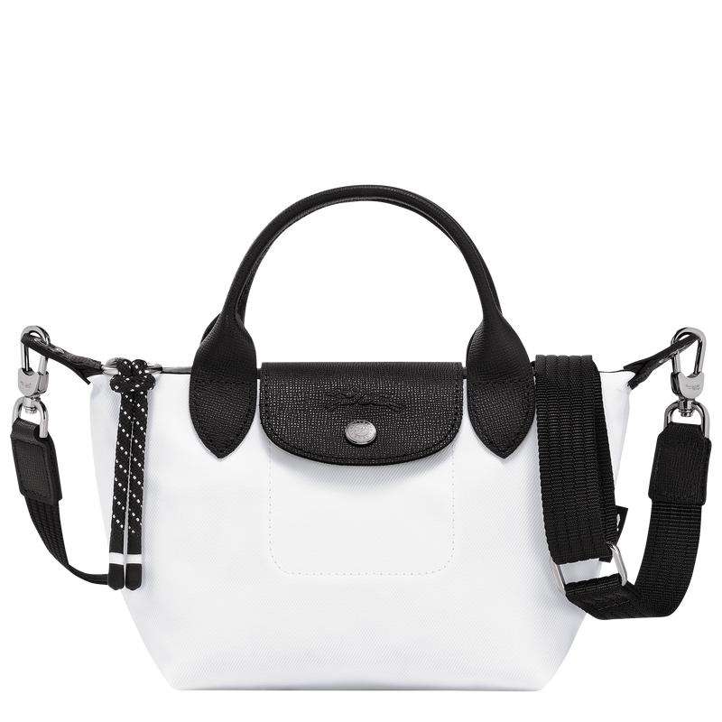 White Men\'s Longchamp Le Pliage Energy XS Handbags | YNTKS-6201