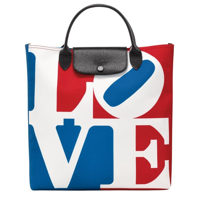 White Men\'s Longchamp x Robert Indiana L Handbags | ZTLOF-8320