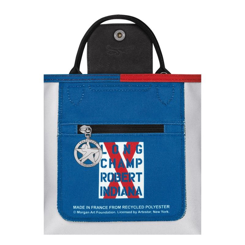 White Men's Longchamp x Robert Indiana XS Crossbody Bags | PNZKY-0976