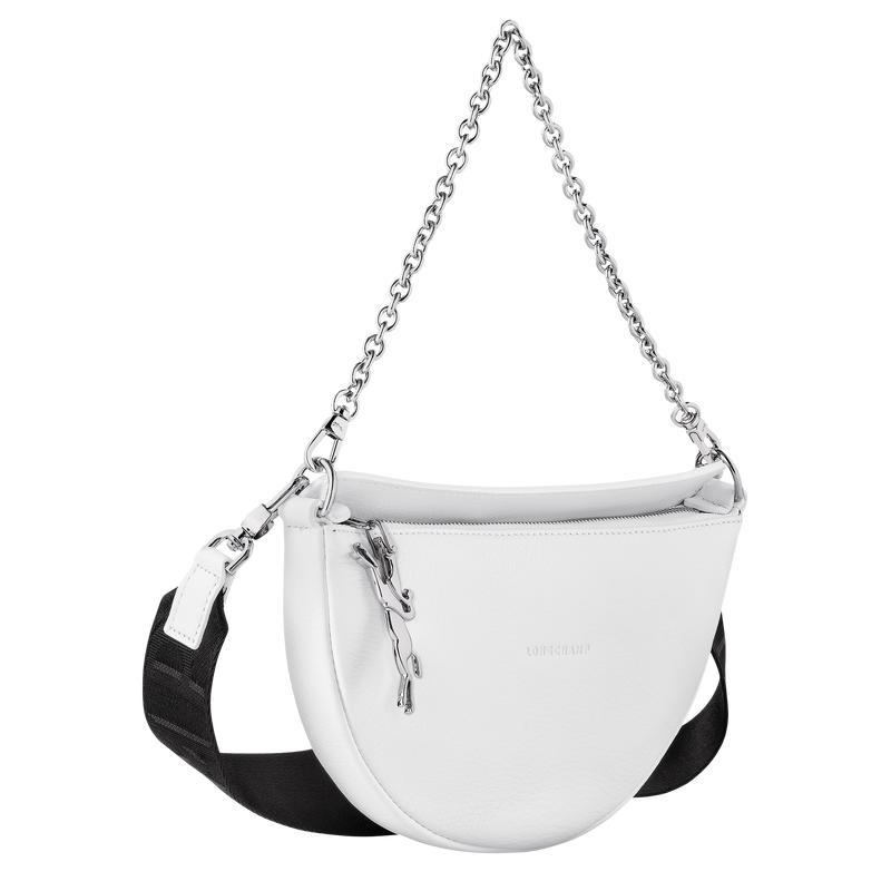 White Women's Longchamp Smile S Crossbody Bags | DILHK-4617