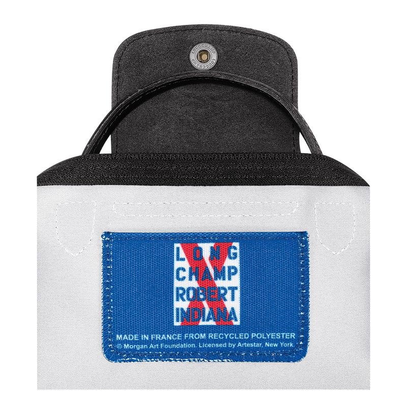 White Women's Longchamp x Robert Indiana Pouches | ALUKF-3469