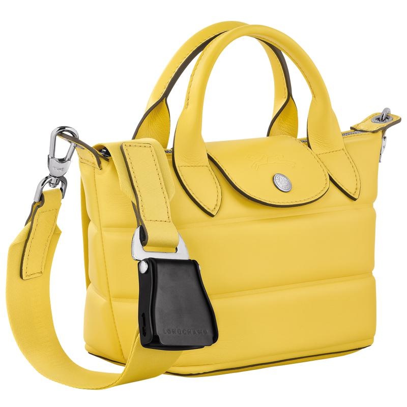 Yellow Women's Longchamp Le Pliage Xtra XS Handbags | DYJVU-9721